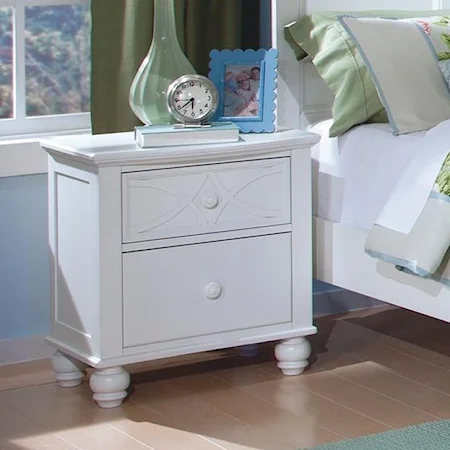 Cottage Two Drawer Night Stand